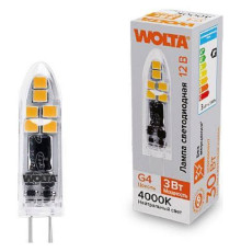 Лампа светодиодная Wolta  G4 3Вт 4000K WSTD-JC-12V3W4KG4-P