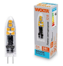Лампа светодиодная Wolta  G4 3Вт 6500K WSTD-JC-12V3W6KG4-P