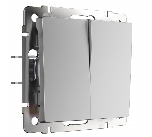 Выключатель проходной двухклавишный без рамки Werkel W1122006