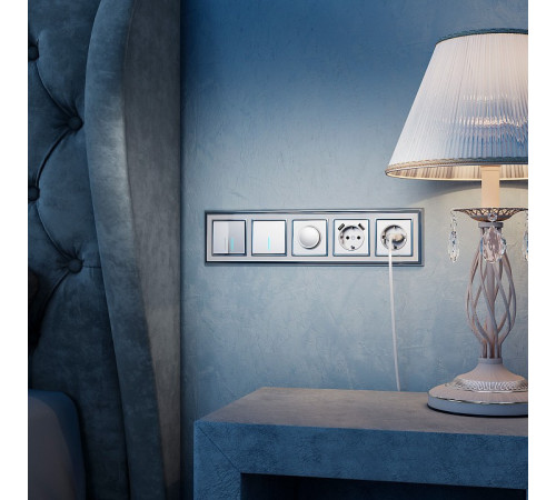 Выключатель одноклавишный без рамки Werkel W1110106