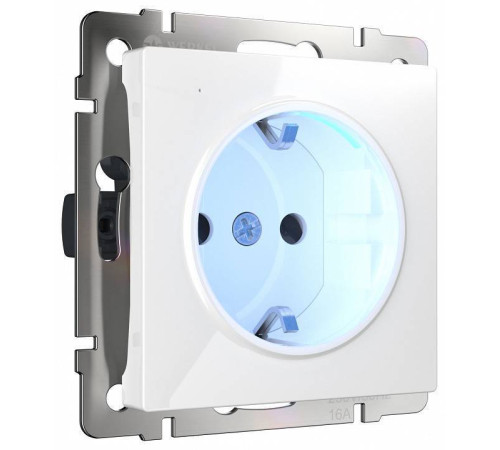 Розетка с заземлением, без рамки Werkel W117 1 W1171401