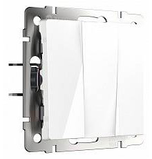 Клавиши для выключателя трехклавишного Werkel белый W1130001