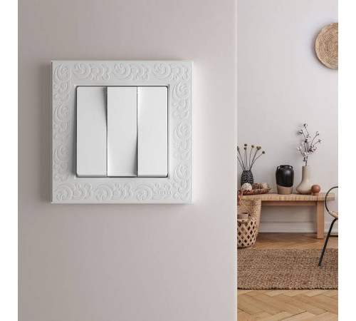 Клавиши для выключателя трехклавишного Werkel белый W1130001