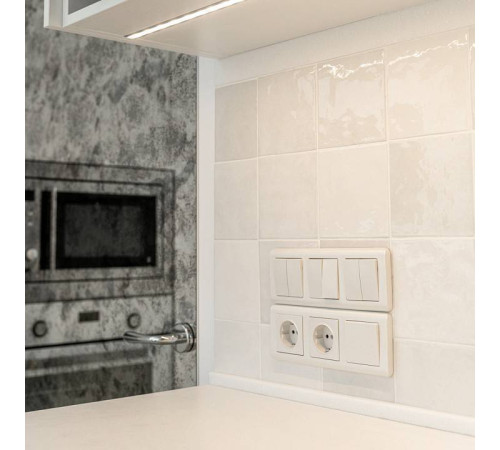 Розетка с заземлением и с шторками, без рамки Werkel перламутровый рифленый W1171113