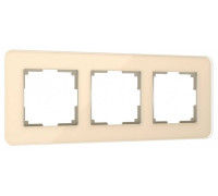 Рамка на 3 поста Werkel Elite (айвори, стекло) W0032443