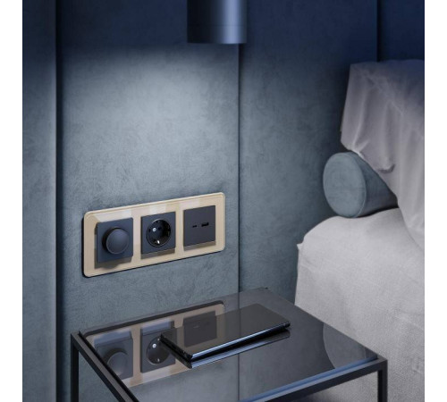 Рамка на 3 поста Werkel Elite (айвори, стекло) W0032443