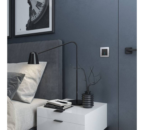 Рамка на 1 пост Werkel Platinum алюминий W0012606