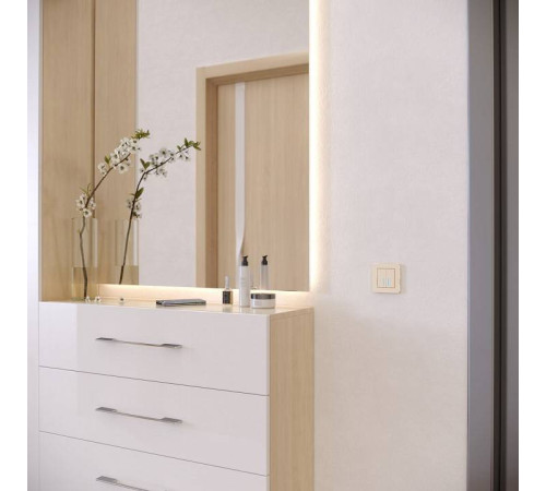 Рамка на 1 пост Werkel Platinum шампань W0012611