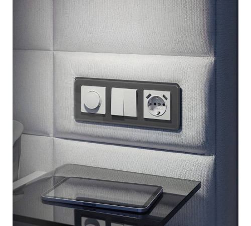 Диммер без рамки Werkel белый матовый W1142061