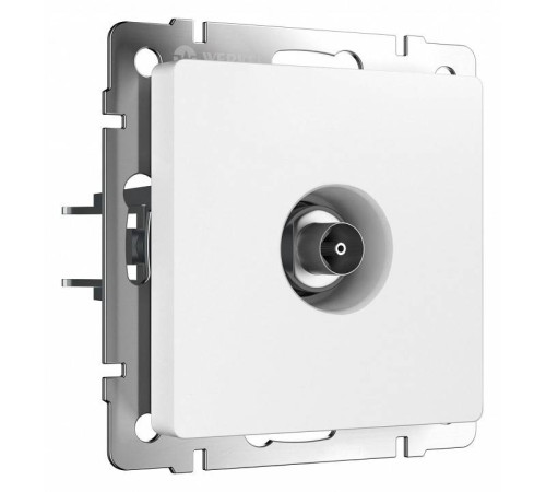 ТВ-розетка без рамки Werkel белый матовый W1183061