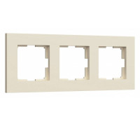 Рамка на 3 поста Werkel Slab айвори матовый W0032962