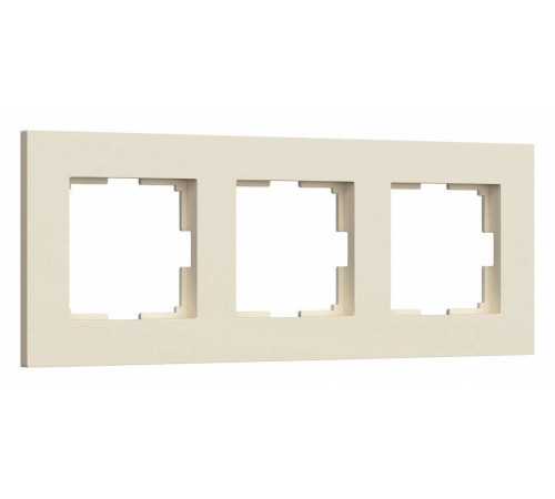 Рамка на 3 поста Werkel Slab айвори матовый W0032962