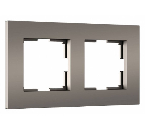 Рамка на 2 поста Werkel Slab бронза матовый W0022963