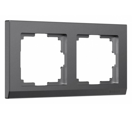 Рамка на 2 поста Werkel Stark графит матовый W0021864