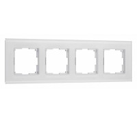 Рамка на 4 поста Werkel Senso белый soft-touch W0043101