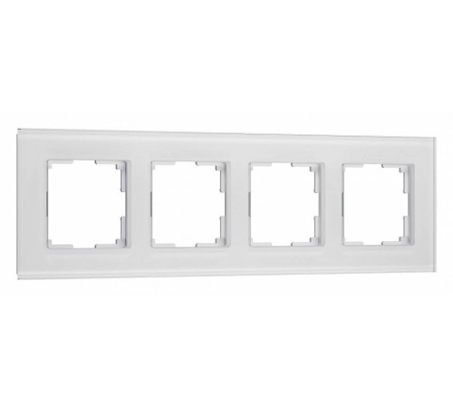 Рамка на 4 поста Werkel Senso белый soft-touch W0043101