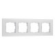 Рамка на 4 поста Werkel Senso белый soft-touch W0043101