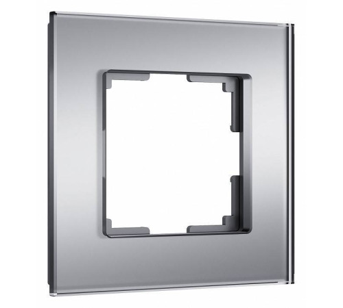 Рамка 1-постовая Werkel Senso серебряный soft-touch W0013106