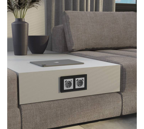Рамка на 2 поста Werkel Senso черный soft-touch W0023108