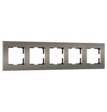 Рамка на 5 постов Werkel Slab бронза софт W0052963