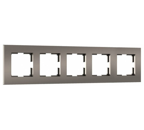 Рамка на 5 постов Werkel Slab бронза софт W0052963