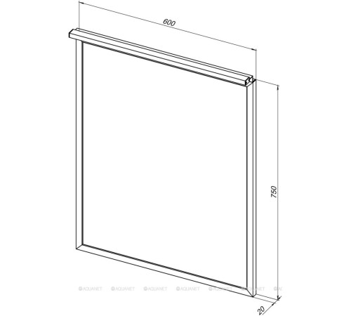 Зеркало Allen Brau Priority 60 латунь браш 1.31013.03