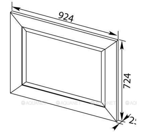 Зеркало Aquanet Мадонна 90 E с подсветкой и обогревом белый 00168328