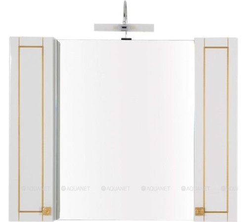 Зеркало Aquanet Честер 105 белый/патина золото 00186084