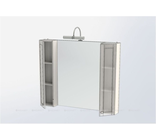 Зеркало Aquanet Честер 105 белый/патина золото 00186084