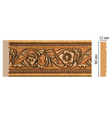 Молдинг DECOMASTER 150-58 80х12х2400 мм 150-58