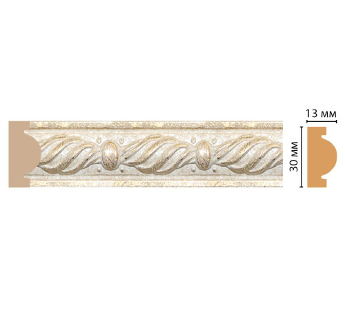 Молдинг DECOMASTER 157-18 ДМ 30х13х2400 мм 157-18 ДМ