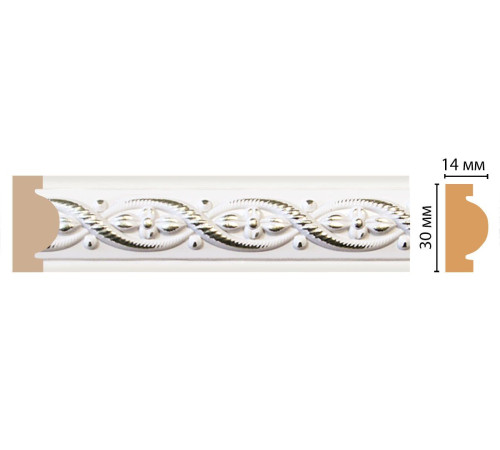 Молдинг DECOMASTER 157-7D ДМ 30х13х2400 мм 157-7D ДМ