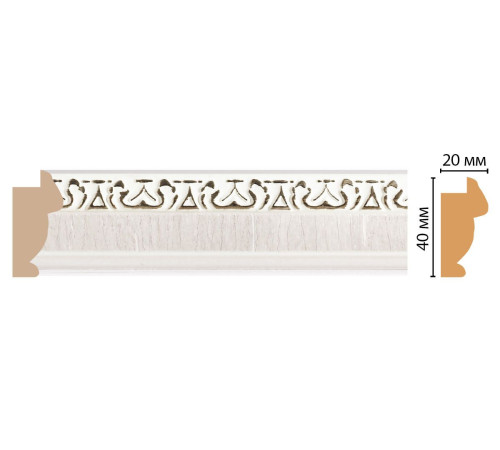 Молдинг DECOMASTER 807-7D 40х20х2900 мм 807-7D