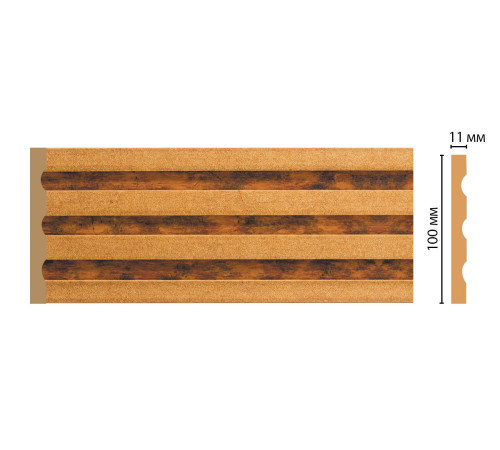 Пилястра DECOMASTER D201-1223 ДМ 100х11х2400 мм D201-1223 ДМ