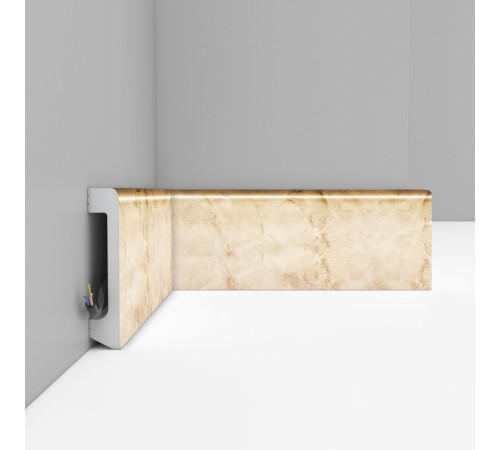 Плинтус DECOMASTER D235-80 ДМ 80х17х2400 мм D235-80 ДМ