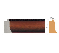 Багет из полистирола Decomaster FM18-4 45х27х2850 мм FM18-4