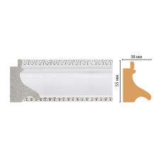 Багет из полистирола Decomaster FM19-2 55х38х2850 мм FM19-2