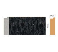 Багет из полистирола DECOMASTER FM4-4 75х17х2850 мм FM4-4