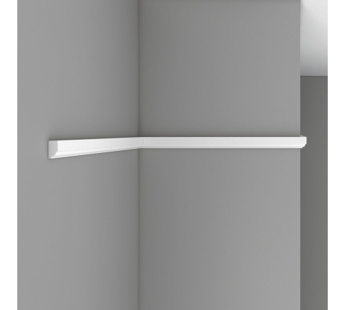 Молдинг DECOMASTER 97111 полиуретановый гладкий 28x15x2400 мм 97111