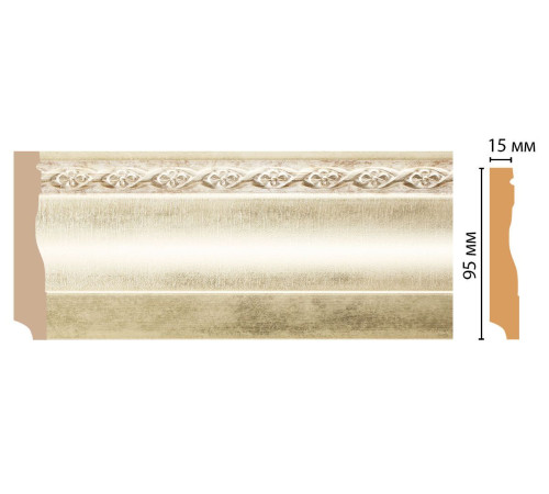 Плинтус напольный DECOMASTER 153-937 ДМ 95х12х2400 мм MAS35296