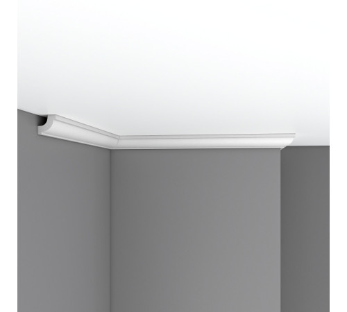 Плинтус потолочный DECOMASTER 96123 гладкий полиуретан 30х30х2400 мм 96123