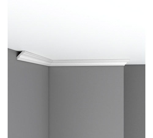 Плинтус потолочный гладкий DECOMASTER 96681 31х31х2400 мм 96681