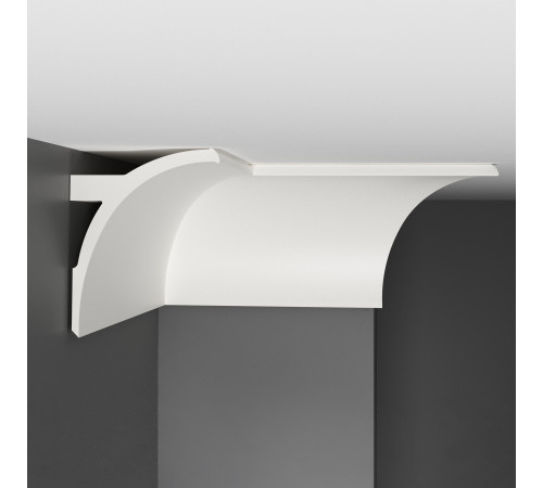 Плинтус потолочный DECOMASTER A202 полистирол 130х94х2000 мм A202