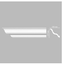 Плинтус потолочный гладкий DECOMASTER DP-356 117х100х2400 мм DP-356