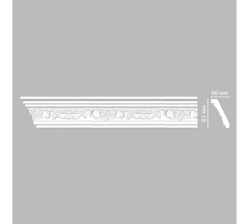 Плинтус потолочный с рисунком DECOMASTER 95036 83х66х2400 мм 95036