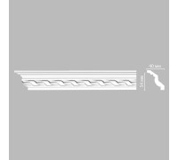 Плинтус потолочный с рисунком DECOMASTER 95081 54х40х2400 мм 95081