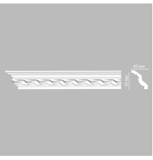 Плинтус потолочный с рисунком DECOMASTER 95081 54х40х2400 мм 95081
