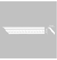 Плинтус потолочный DECOMASTER 95126F гибкий с рисунком 60х55х2400 мм 95126F