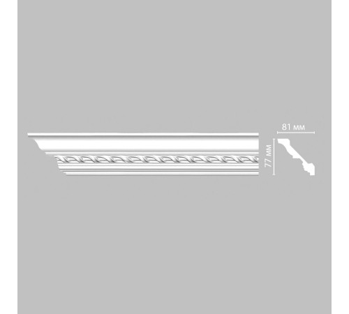 Плинтус потолочный с рисунком DECOMASTER 95673 77х81х2400 мм 95673