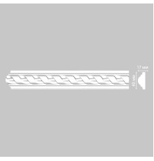 Молдинг с рисунком Decomaster DT-8050F гибкий полиуретан 40х17х2400 мм DT-8050F